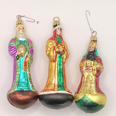 Lot 1363 Christopher Radko Glass Ornaments, 1995 Three Wise Men, with box