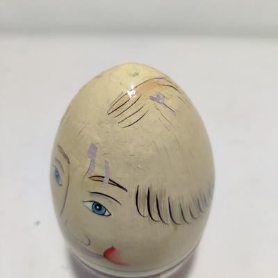 VINTAGE HUMPTY DUMPTY AUTHENTIC MODELS WOODEN NESTING DOLLS