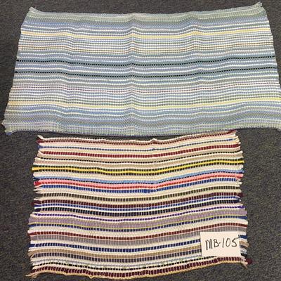 2 Rugs larger- 24â€x 42â€