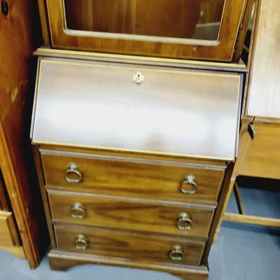 ANTIQUE JASPER CABINET SECRETARY CABINET