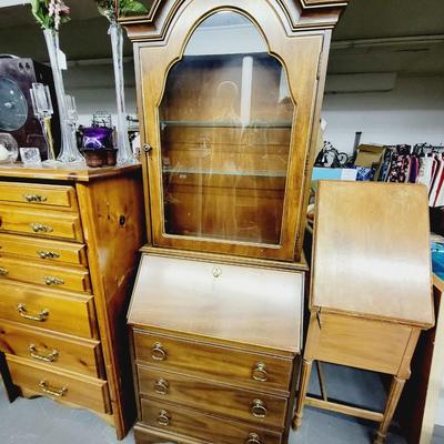 ANTIQUE JASPER CABINET SECRETARY CABINET