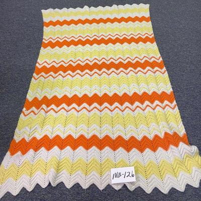 Orange and Yellow Afghan
