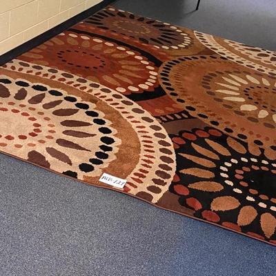 BIG Brown Rug 121â€ x 94â€
