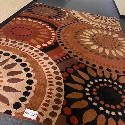 BIG Brown Rug 121â€ x 94â€