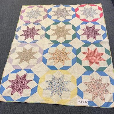 #2 Star Quilt 62â€ x 80â€