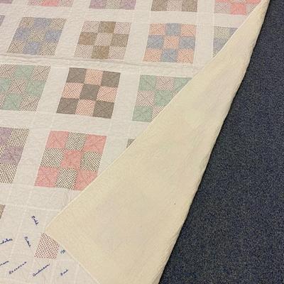Family Quilt 62â€ x 73â€