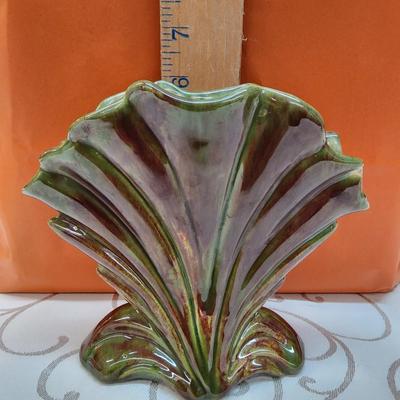 Glass Fan Vase 6