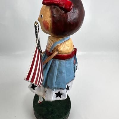 Lori Mitchell  ESC  " Little Betsey Ross " Figurine