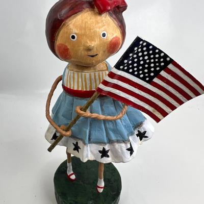 Lori Mitchell  ESC  " Little Betsey Ross " Figurine