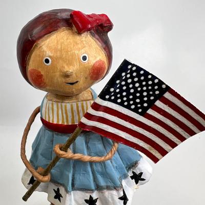 Lori Mitchell  ESC  " Little Betsey Ross " Figurine