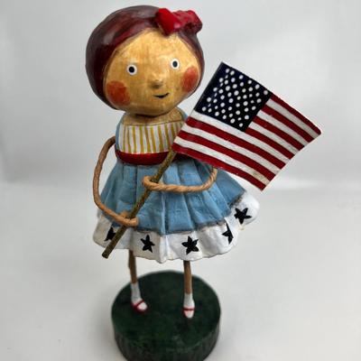 Lori Mitchell  ESC  " Little Betsey Ross " Figurine