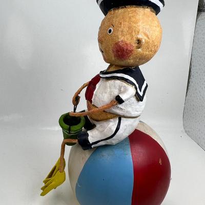 Lori Mitchell  ESC  "Bernie and the Beach ball " Figurine