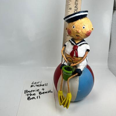 Lori Mitchell  ESC  "Bernie and the Beach ball " Figurine