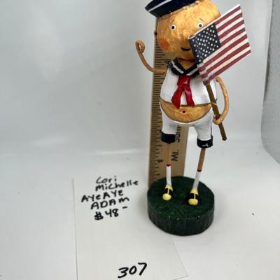 Lori Mitchell  ESC  "AYE AYE Adam " Figurine