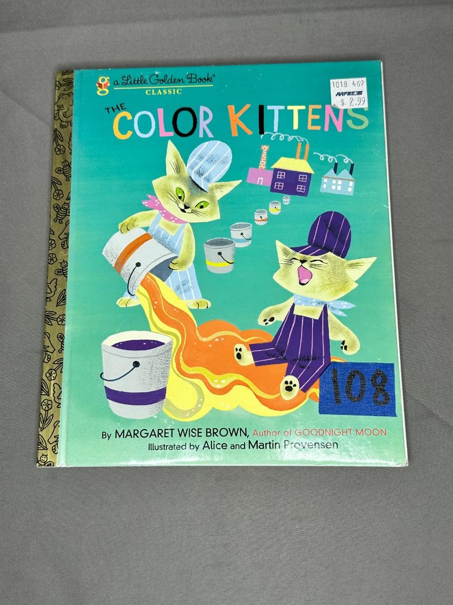 LOT 108 THE COLOR KITTENS A LITTLE GOLDEN BOOKS 1986