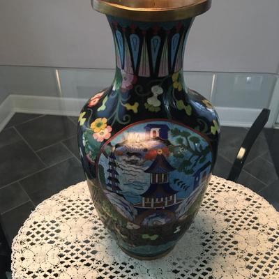 Cloisonne vase