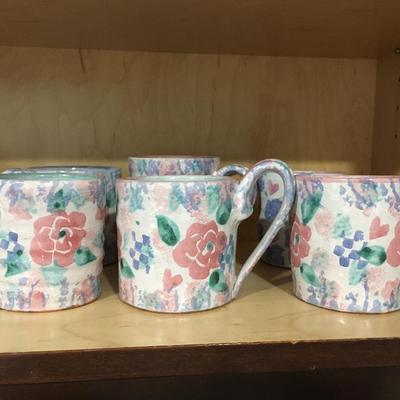 Colorful coffee cups