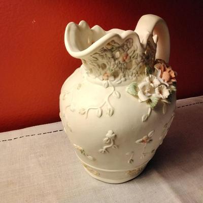Bisque Porcelain Vase
