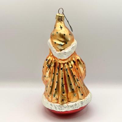 1366 Christopher Radko Fairy Santa Glass Ornament