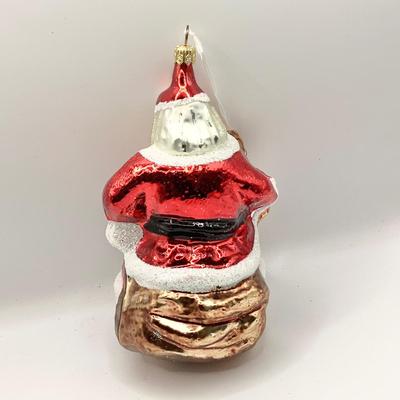 1368 Christopher Radko Department Store Santa Glass Ornament