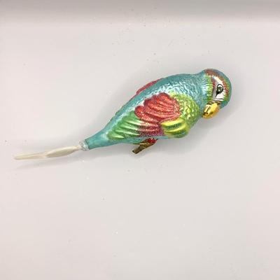 1372 Christopher Radko 1994 Polly Wanna Bird Glass Ornament