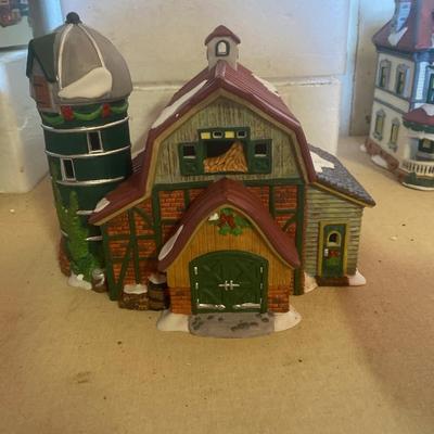 Christmas village buildings
