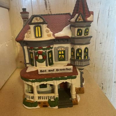 Christmas village buildings
