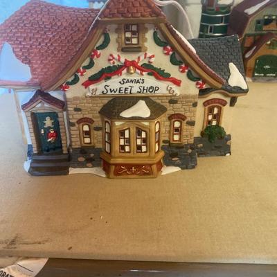 Christmas village buildings