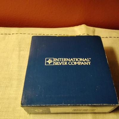 International Silver Company Handpainted Ceramic Coasters