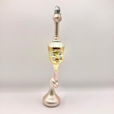 1378 Vintage Christopher Radko Trumpet Man Glass Ornament