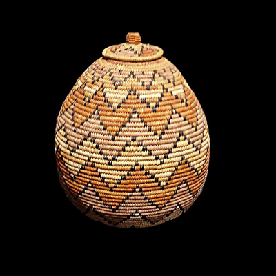 Handmade Zulu Ukhamba Basket