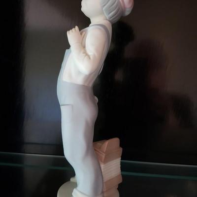 Lladro Boy in Overalls with Accordion #4898 Matte finish