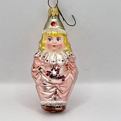 1390 Christopher Radko 1994 â€œMy Darlingâ€ Glass Ornament