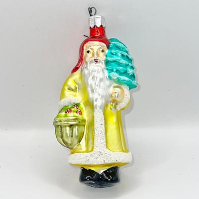 1399 Christopher Radko 1992 Seafaring 5â€ Glass Ornament