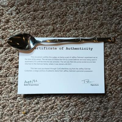 Jeffrey Dahmer's Personal Silverware