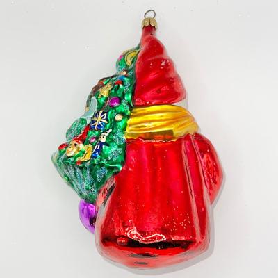 1411 Christopher Radko 1996 â€œOh Christmas Treeâ€ Glass Ornament