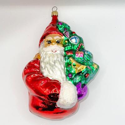 1411 Christopher Radko 1996 â€œOh Christmas Treeâ€ Glass Ornament