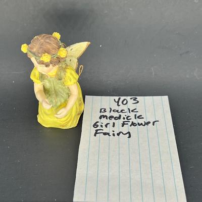 Black Medick girl flower fairy