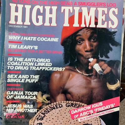 Vintage High Times Magazine A lot