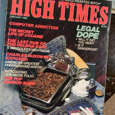 Vintage High Times Magazine A lot