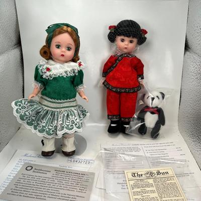 2 new in box Madame Alexander Dolls