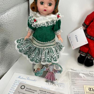 2 new in box Madame Alexander Dolls