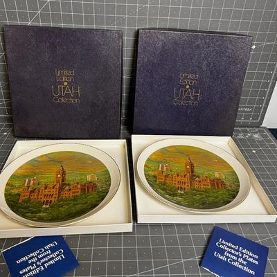 Pair of Limited Edition of  Salt Lake County Building In Box