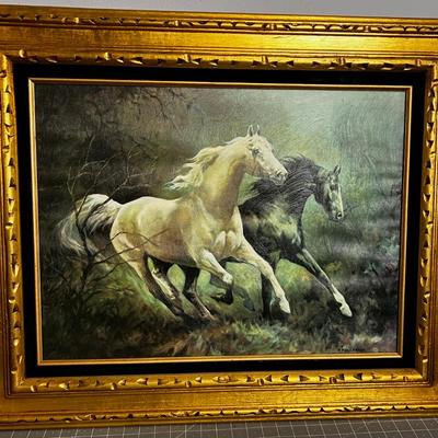 Art Print of Horses by P. Fullerton 