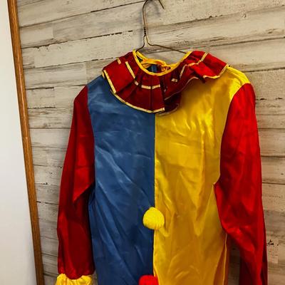 VINTAGE! Clown Outfit (just in time) Size Child Medium 10 -12 