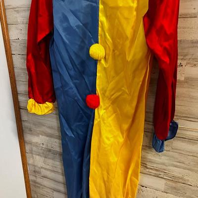 VINTAGE! Clown Outfit (just in time) Size Child Medium 10 -12 