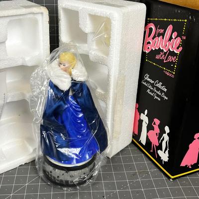 Midnight Glamour Porcelain Musical, New in Original Box 