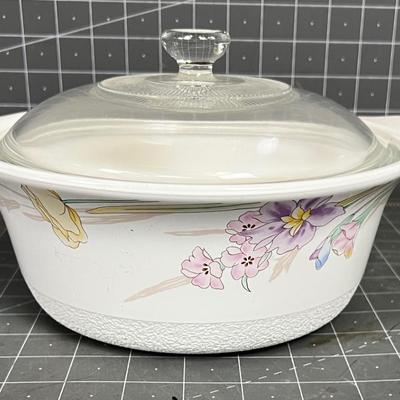 Mikasa Fire & Ice Casserole Dish with Lid