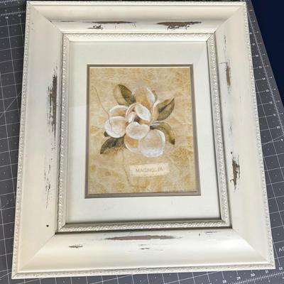 Framed Magnolia print