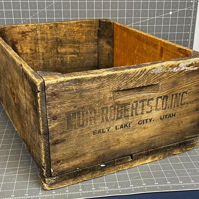 Muir Roberts Wood Crate 